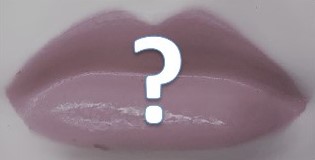Lips with question mark